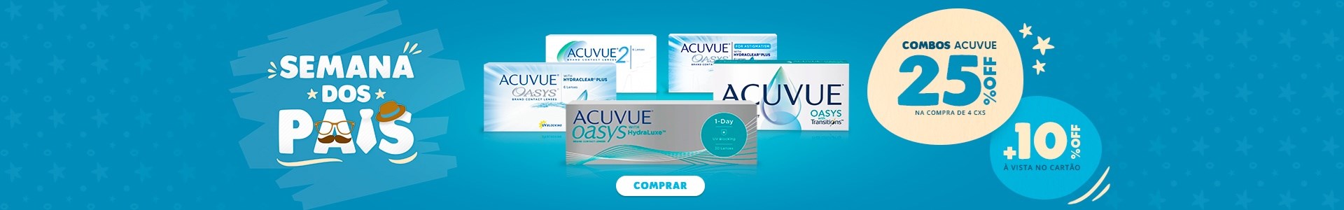 Combos ACUVUE com 25%OFF