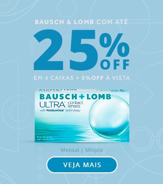 Familia Bausch & Lomb com até 25%OFF em 4 caixas