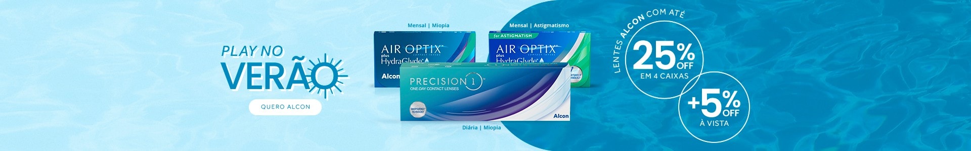 Lentes Alcon com até 25%OFF no combo! Aproveite