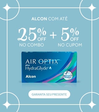 Lentes Alcon com até 25%OFF no Dia das Mães! Garanta seu presente.
