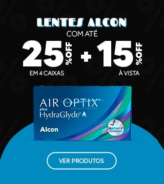 Lentes Alcon com até 25%OFF no combo + 15% no cupom! Aproveite.