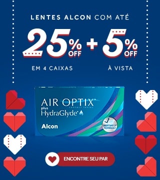 Lentes Alcon com até 25%OFF no combo! Confira