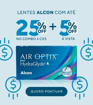 Lentes Alcon com até 25%OFF no combo! Aproveite