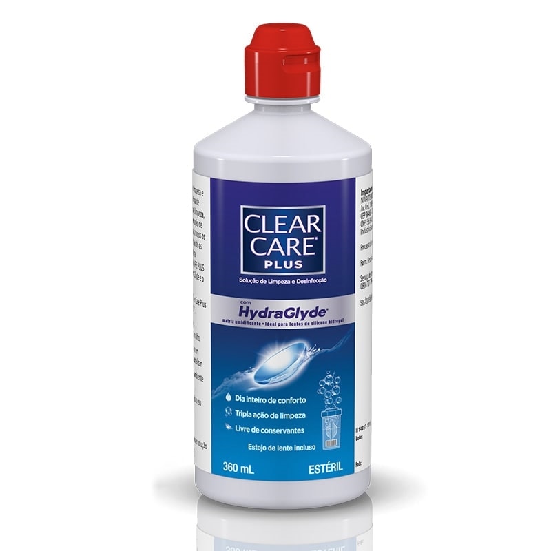 Clear Care Plus com HydraGlyde newlentes