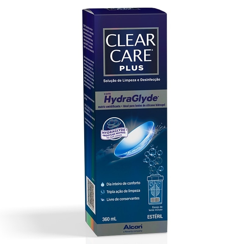 Clear Care Plus com HydraGlyde newlentes