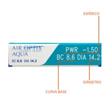 Lentes de Contato Air Optix Aqua