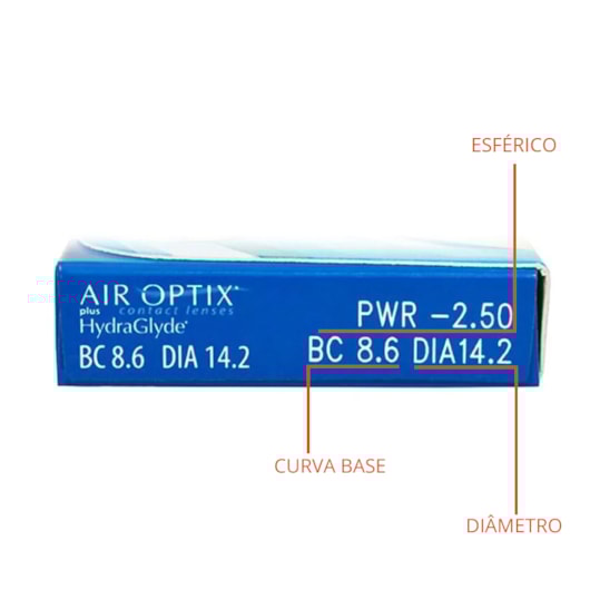 Lentes de Contato Air Optix Plus Hydraglyde