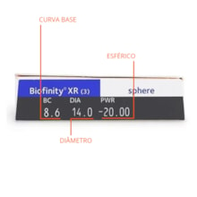 Lentes de Contato Biofinity XR - Graus Altos