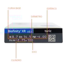 Lentes de Contato Biofinity XR Toric - Graus Altos Lentes de Contato Biofinity XR Toric - Graus Altos