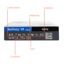 Lentes de Contato Biofinity XR Toric - Graus Altos