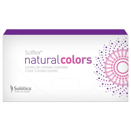 Lentes de Contato Colorida Solflex Natural Colors - COM GRAU