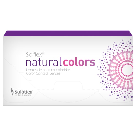 Lentes de Contato Colorida Solflex Natural Colors - COM GRAU Lentes de Contato Colorida Solflex Natural Colors - COM GRAU