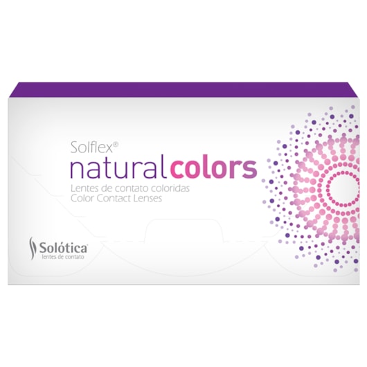 Lentes de Contato Colorida Solflex Natural Colors - COM GRAU