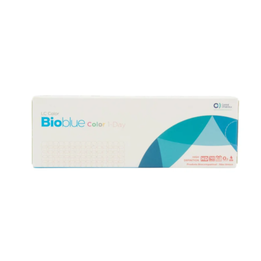 Lentes de contato coloridas Bioblue Color 1-Day - Com grau