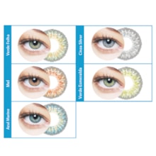 Lentes de contato coloridas Bioblue Multicolor 55 - Sem grau Lentes de contato coloridas Bioblue Multicolor 55 - Sem grau