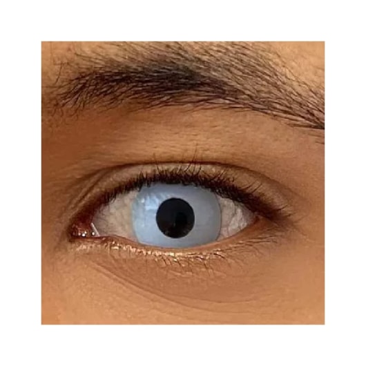 Lentes de contato coloridas Biosoft Color Phantom - Branca Lentes de contato coloridas Biosoft Color Phantom - Branca