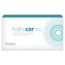 Lentes de contato coloridas Hidrocor Mensal - Com grau