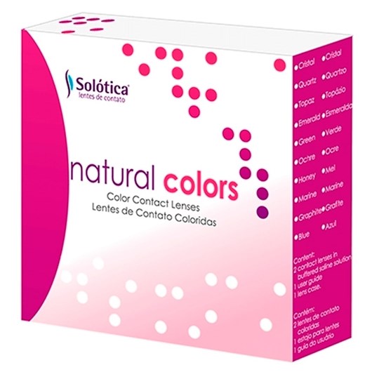 Lentes de contato coloridas Natural Colors - Kit sem grau