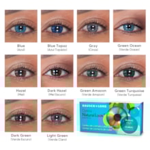 Lentes de contato coloridas Natural Look - Sem grau Lentes de contato coloridas Natural Look - Sem grau