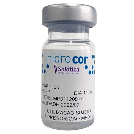 Lentes de Contato Hidrocor - COM GRAU
