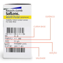 Lentes de Contato Soflens Multi-Focal