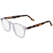 Óculos de grau Livo Joaquim - Cristal + Demi Amarelo