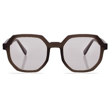 Óculos de grau Livo Pietro - Marrom Cristal