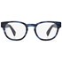 Óculos de grau Livo Sasha - Rajado Azul + Preto