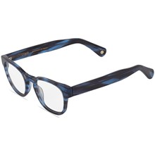 Óculos de grau Livo Sasha - Rajado Azul + Preto