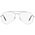 Óculos de grau Ray-Ban Aviator Metal II RB6489 2502 58