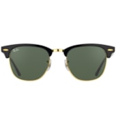 Óculos de Sol Ray Ban Clubmaster RB3016 W0365 3N Óculos de Sol Ray Ban Clubmaster RB3016 W0365 3N