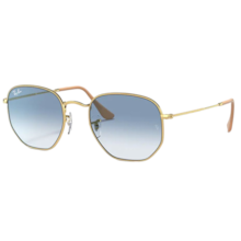 Óculos de Sol Ray-Ban Hexagonal RB3548 001/3F 54 Óculos de Sol Ray-Ban Hexagonal RB3548 001/3F 54