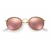 Óculos de Sol Ray Ban Round Dobrável RB3517 001/Z2 48 2N Óculos de Sol Ray Ban Round Dobrável RB3517 001/Z2 48 2N