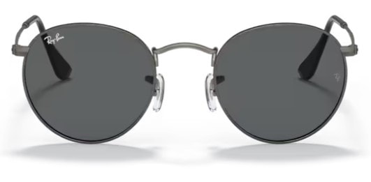【Grey Wolf】Ray-Ban RB3447 ラウンドメタル Óculos de Sol Ray-Ban Round Metal RB3447 9229/B1 47 | Newlentes