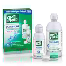 Opti-Free Pure Moist 420 ml - Solução para lentes de contato Opti-Free Pure Moist 420 ml - Solução para lentes de contato